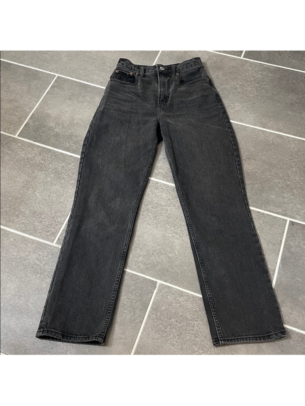 Abercrombie & Fitch‎ Curve Love 90s Straight Ultra High Rise Jean size 25X29